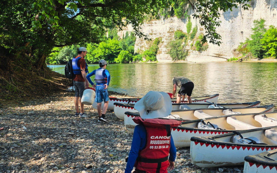 Location canoe kayak chez canoe roquegeoffre prés de beynac